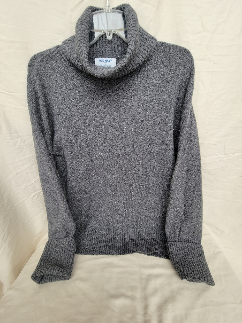 Old Navy Women's Gray Turtleneck Sweater